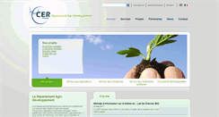 Desktop Screenshot of agrideveloppement.cergroupe.be